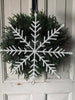 Juleophæng 35cm Snefnug White mix