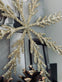 Juleophæng Snefnug mix guld 35cm - VIAMAJA.DK