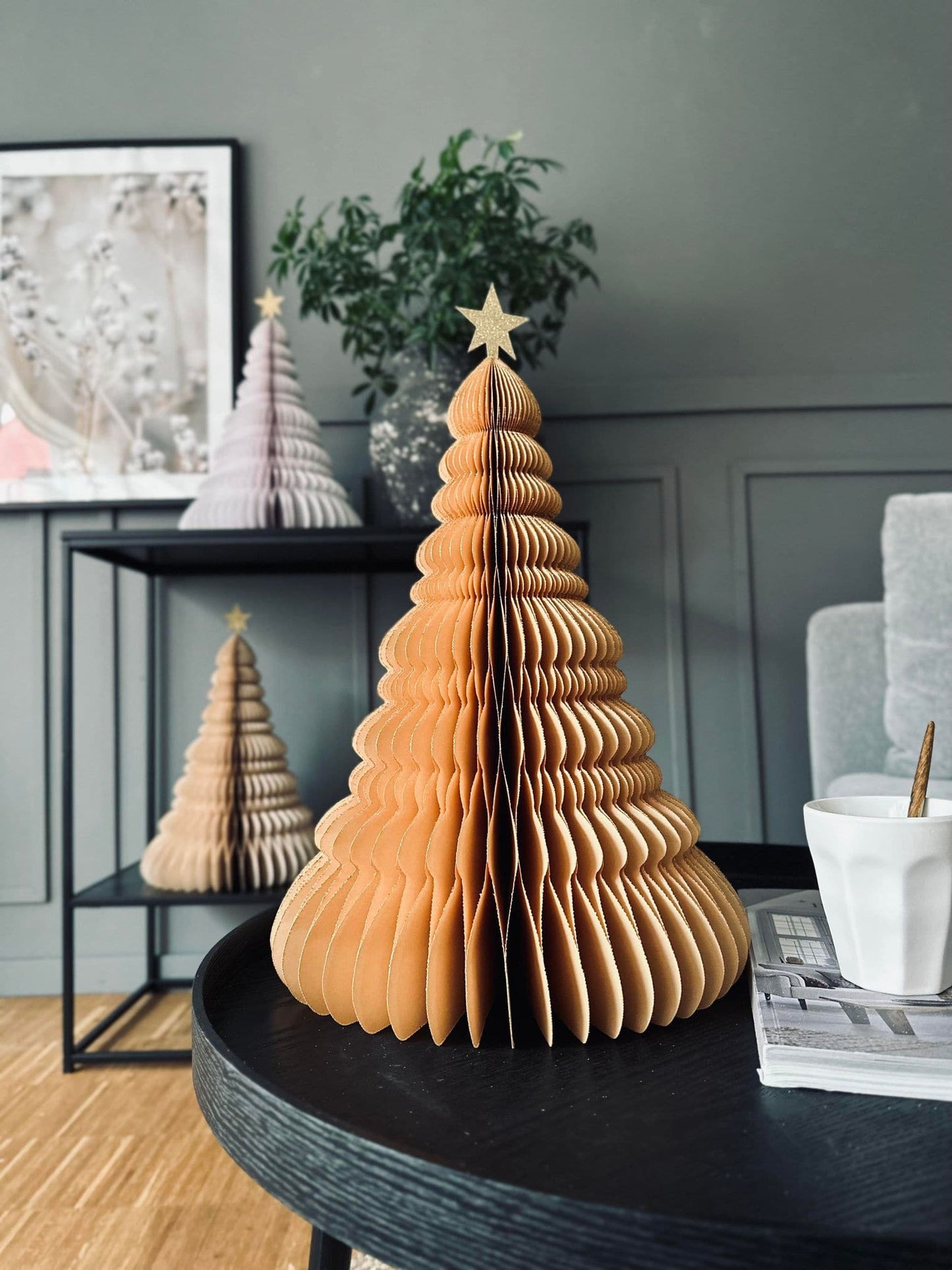 Juletræ Golden mix 40cm - VIAMAJA.DK