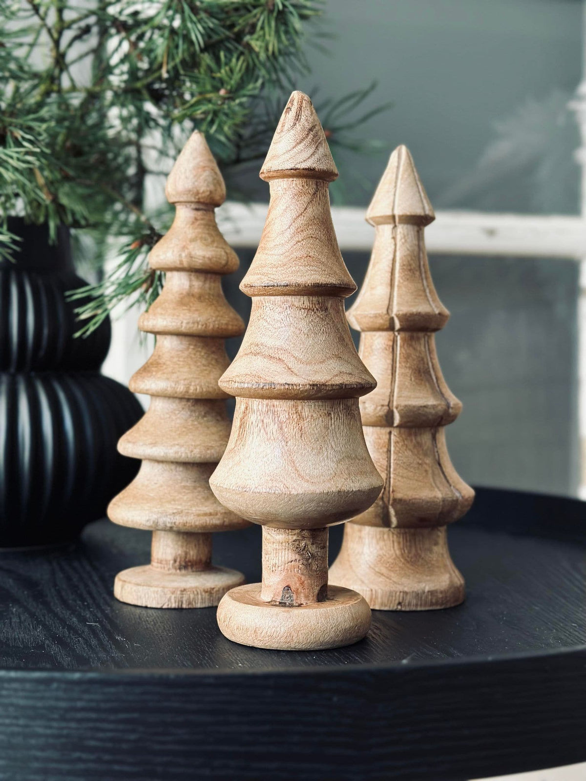 Juletræ Wood mix 24cm - VIAMAJA.DK
