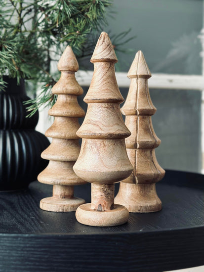 Juletræ Wood mix 24cm - VIAMAJA.DK