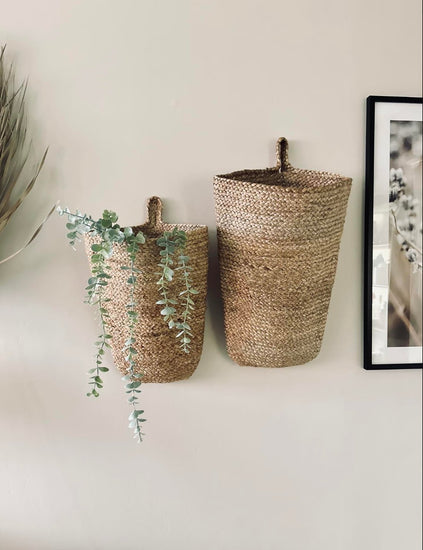 Jute opbevaring med hank - Stor - VIAMAJA.DK