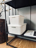 Kasse med låg - Medium VILA WHITE