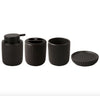 Keramik serie Black Zen i keramik - 4 dele