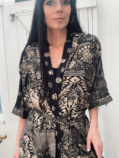 Kimono Black - VIAMAJA.DK