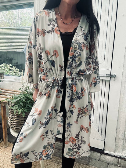Kimono Flora Silk - VIAMAJA.DK