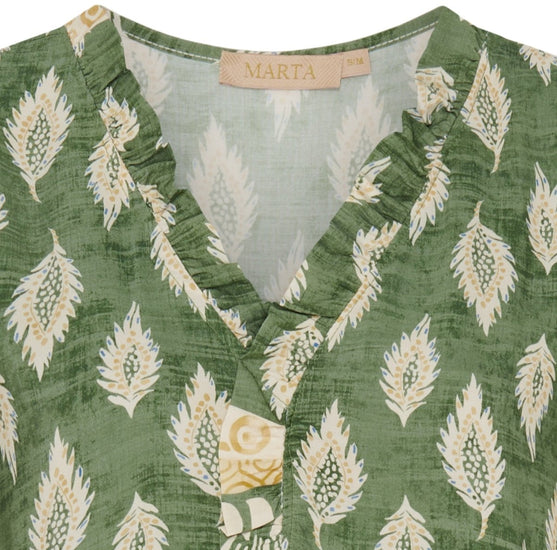 Kjole - Green Nadia - VIAMAJA.DK
