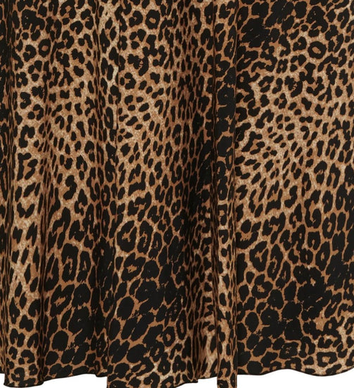 Kjole i loose fit – Leopard - VIAMAJA.DK