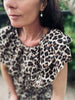 Kjole LANA off shoulder Leo