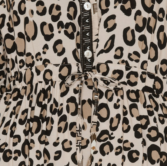 Kjole Leopard - VIAMAJA.DK