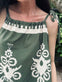 Kjole Mila green - VIAMAJA.DK
