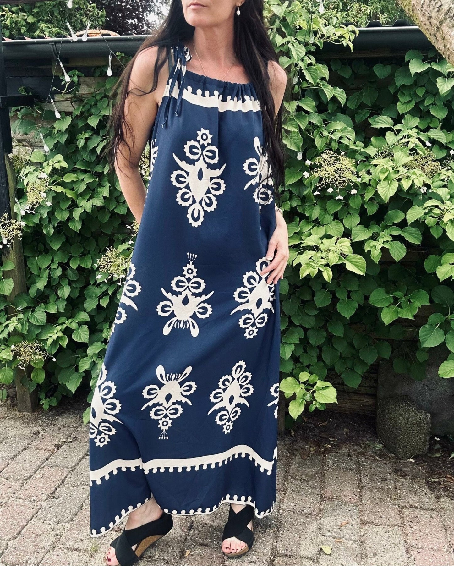 Kjole Mila Navy - VIAMAJA.DK