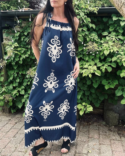 Kjole Mila Navy - VIAMAJA.DK