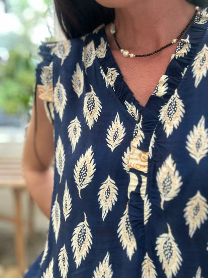 Kjole – Navy Nadia - VIAMAJA.DK