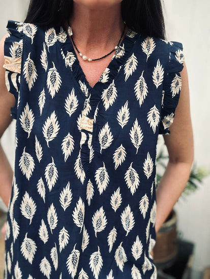 Kjole – Navy Nadia - VIAMAJA.DK