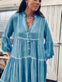 Kjole Silena blue - VIAMAJA.DK