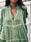 Kjole Silena green - VIAMAJA.DK