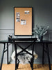 kork opslagstavle med sort ramme – 60x90