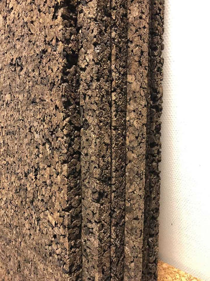 korkplade / 2. Sortering - Brændt - 50x100 cm - VIAMAJA
