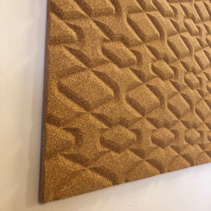 Korkplade - Design kork i 3d - Diamant - VIAMAJA