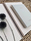 KOZO Notebook A4 linieret - Dusty Blue - VIAMAJA