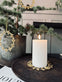 Krans m. sten Guld mix 13cm - VIAMAJA.DK