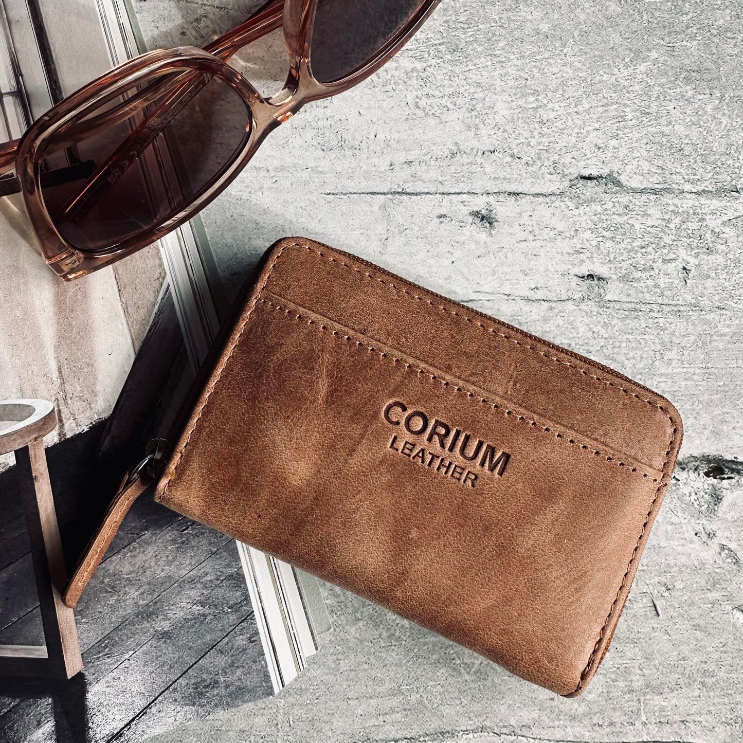 Kreditkortholder - Vintage Cognac - VIAMAJA.DK