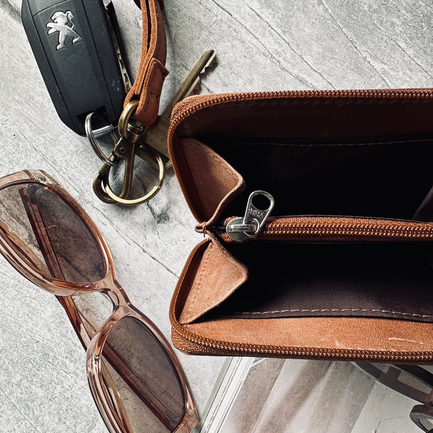 Kreditkortholder - Vintage Cognac - VIAMAJA.DK