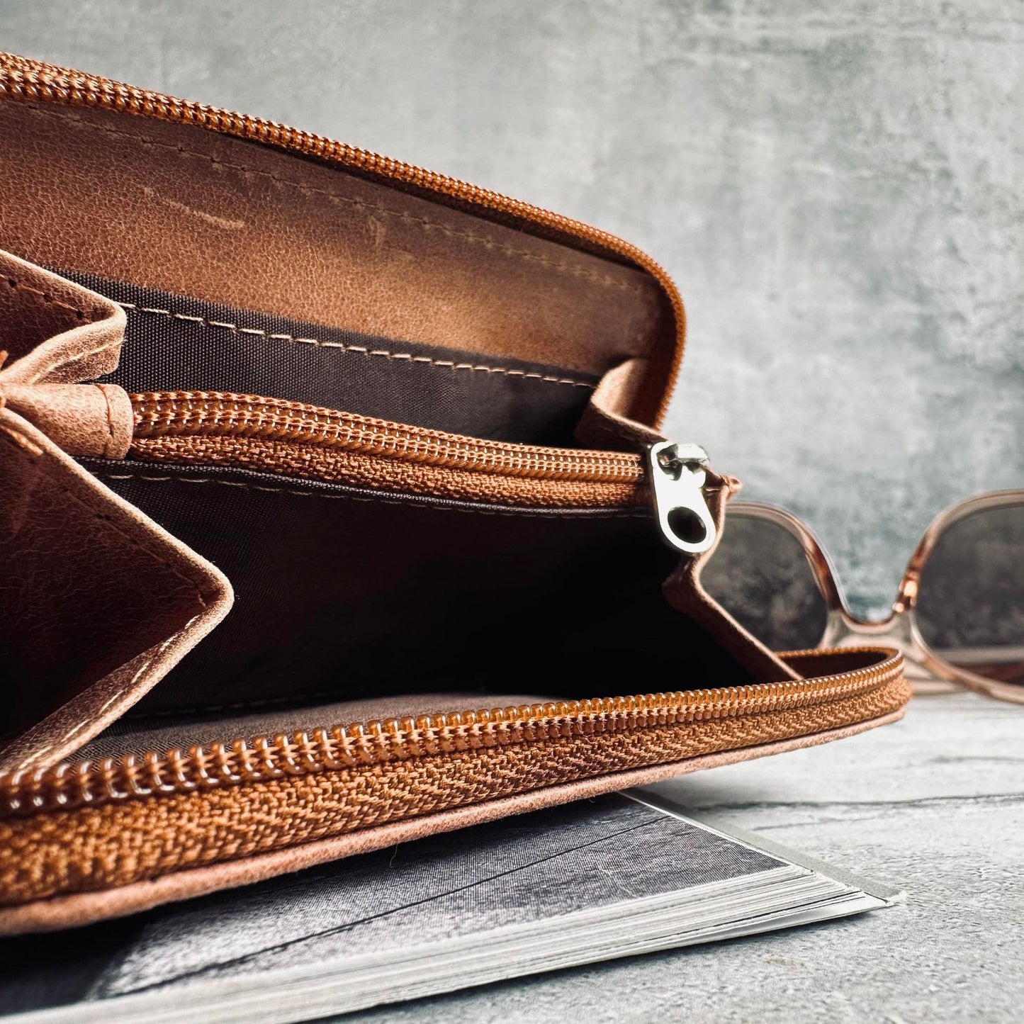 Kreditkortholder - Vintage Cognac - VIAMAJA.DK