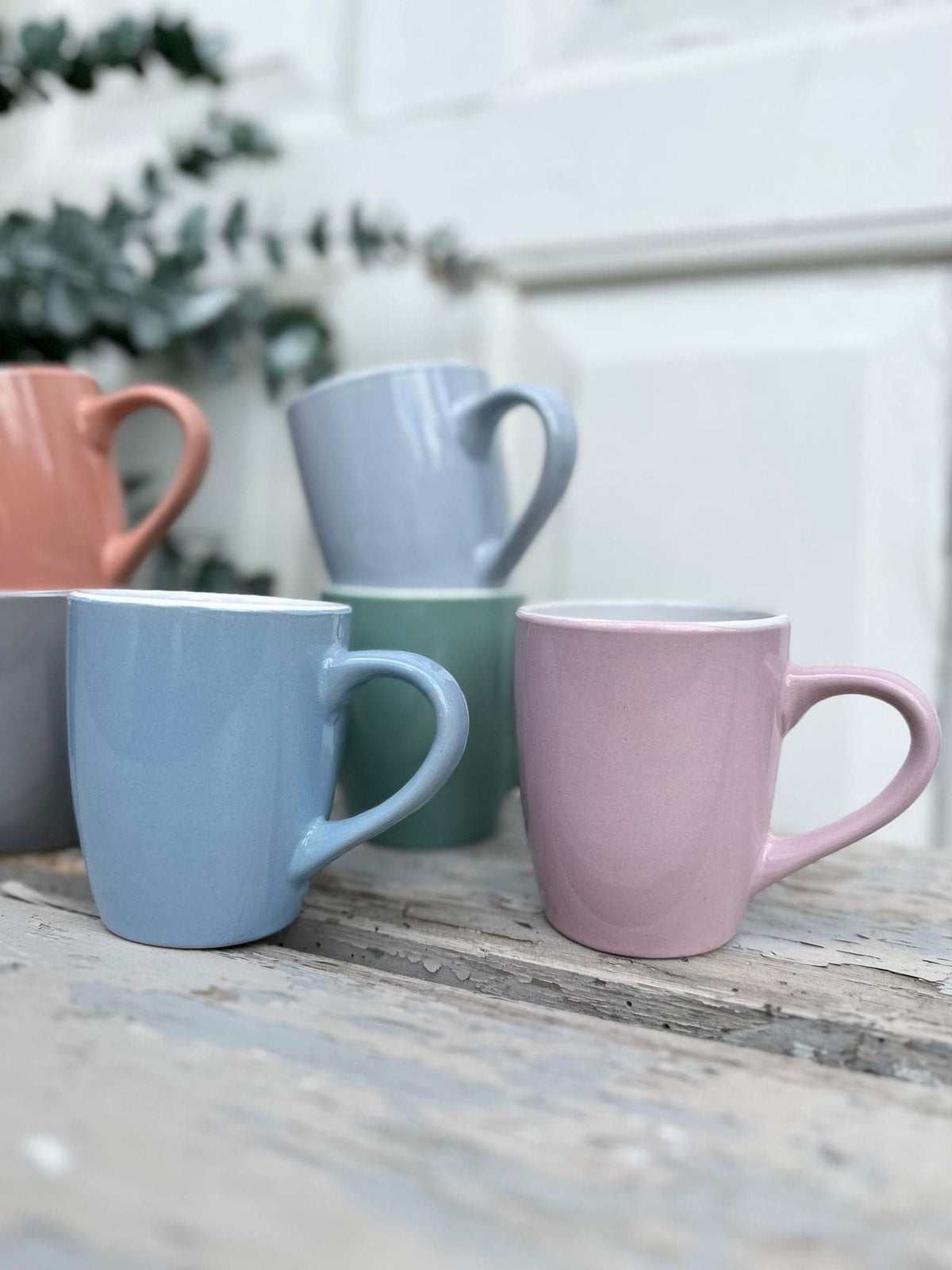 Krus 6 stk - Duset pastel mix - VIAMAJA.DK