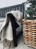 Lækker varm plaid – Mocca / Sand