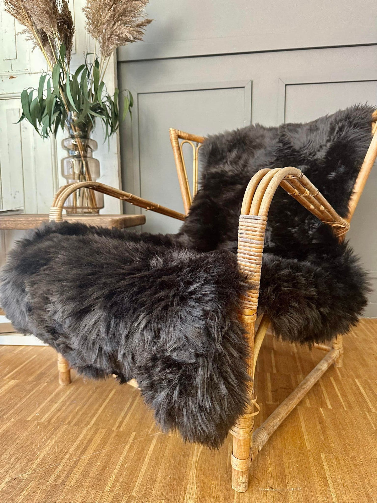 Lammeskind – XL 140cm Dark brown - VIAMAJA.DK
