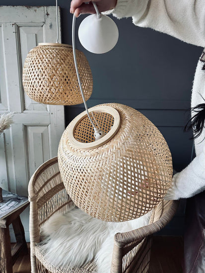 Bambus Lampe () Bambus Lampe