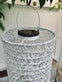 Lampe cylinder med solceller - SUMMER WHITE - VIAMAJA.DK