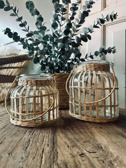 Lanterne lysestage i glas – Lille - VIAMAJA.DK