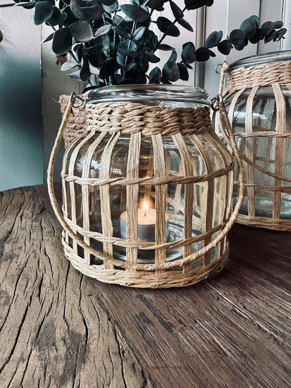 Lanterne lysestage i glas – Lille - VIAMAJA.DK