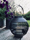 Lanterne med solceller Rattan kugle - VIAMAJA.DK
