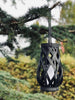 Lanterne med solceller - Sort Rattan