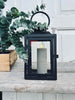 Lanterne metal Sort