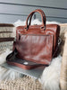 Laptop / arbejdstaske Maisy Deep Cognac