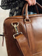 Laptop Cognac - Soft leather Unisex - VIAMAJA.DK