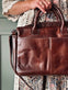 Laptop Falke brown leather - VIAMAJA.DK