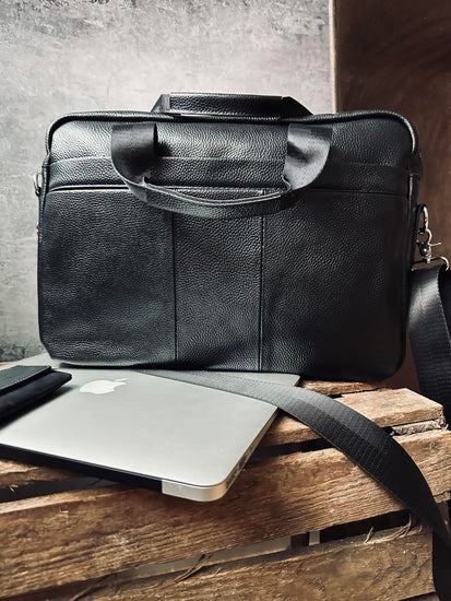 Laptop Rio Black leather - VIAMAJA.DK