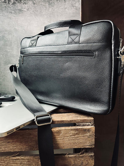Laptop Rio Black leather - VIAMAJA.DK