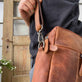 Laptop taske - Cognac recycling - VIAMAJA.DK