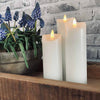 LED Bloklys - 17,5cm - med 3D væge