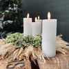 Led bloklys med flad top - H12.5cm