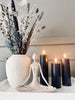 LED Bloklys / Navy 3 stk. Lys – Inkl. fjernbetjening