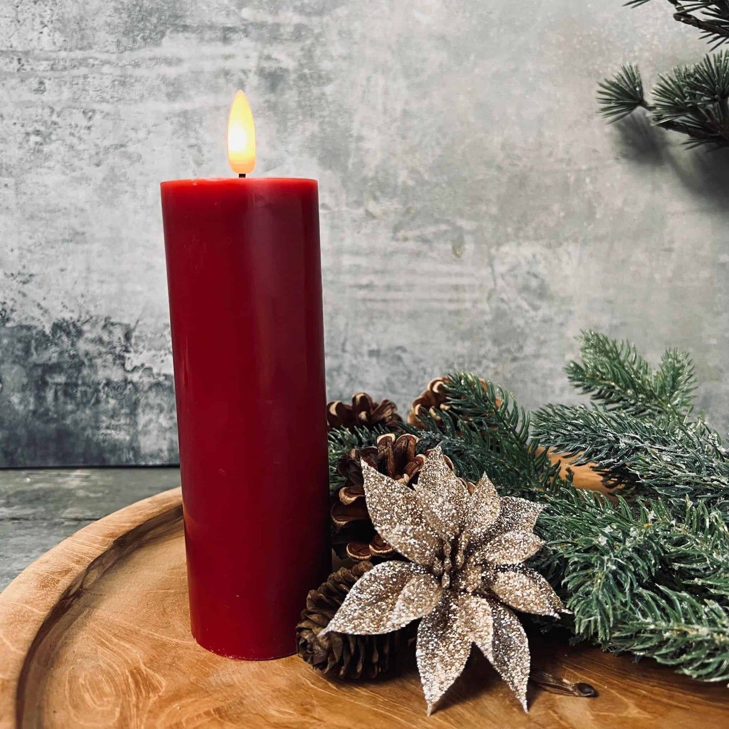 Led bloklys - Rød - VIAMAJA.DK