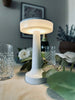 LED Touch Bordlampe genopladelig - Hvid